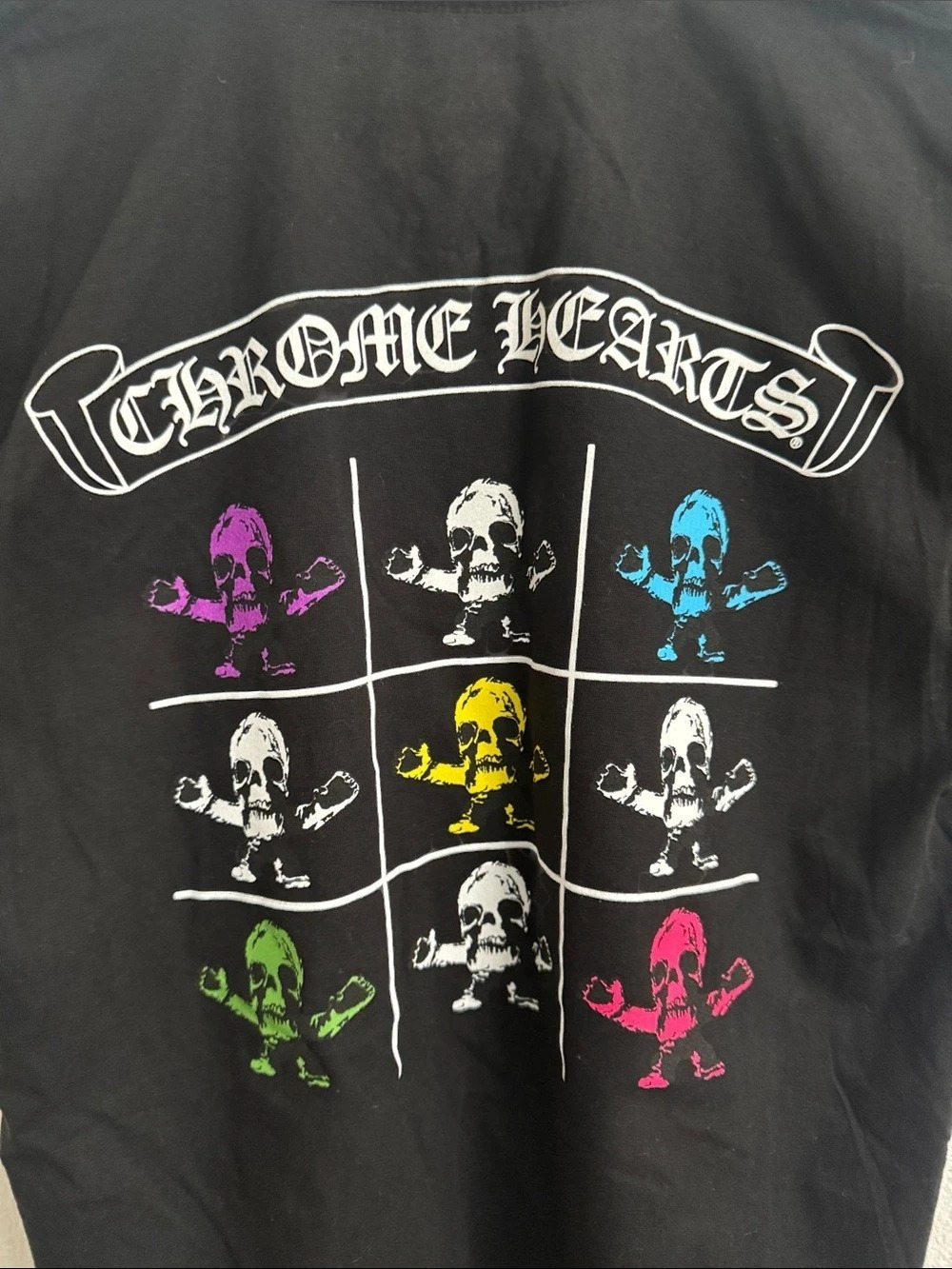 Chrome Hearts x Joe Foti Harris Teeter Skull T-Shirt Black Small